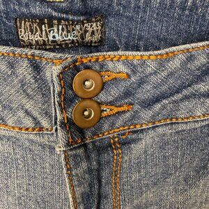 Royal Blue Boot Cut Jeans – Bold & Stylish